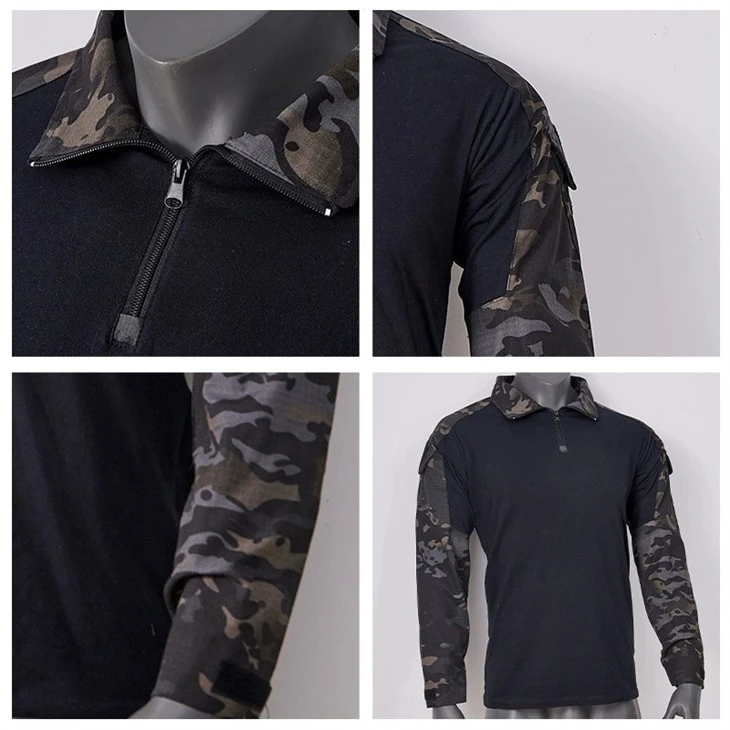 Black Army Combat Shirt3