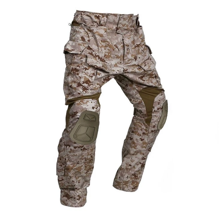 military -style trousers