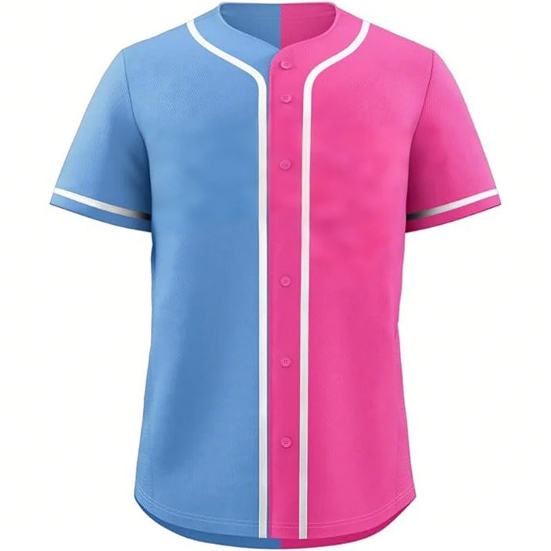 Button-Up Split Baseball Jerse3 Button-Up Split Baseball Jerse3